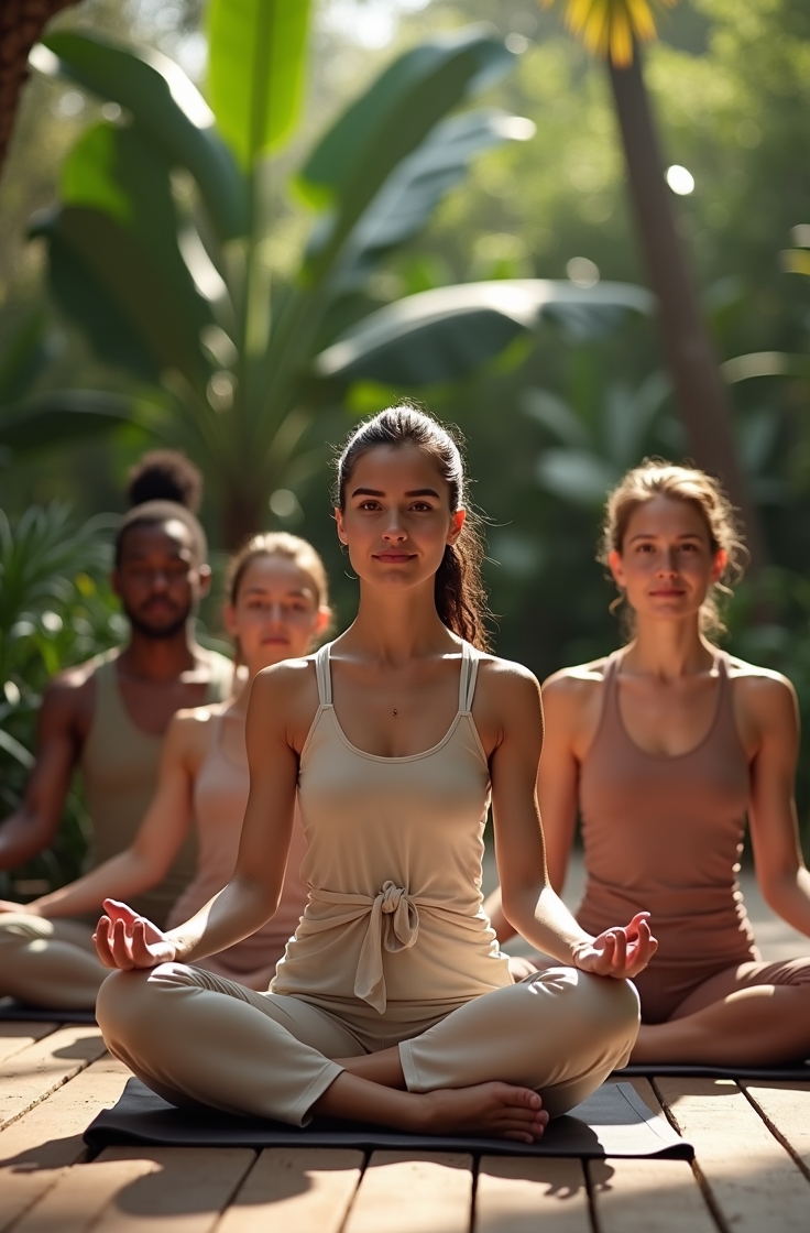 Yoga pose illustration